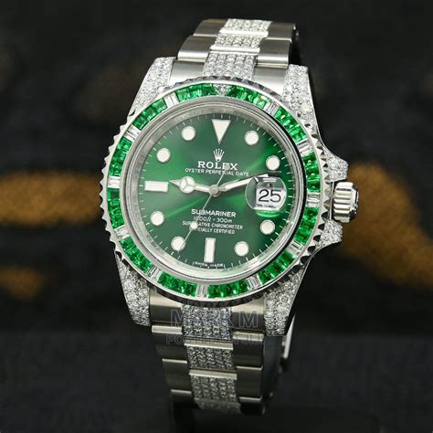 iced out rolex submariner replica|iced out Rolex watches.